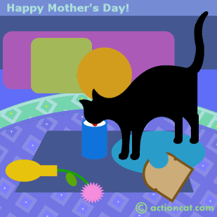 Happy Mother's Day from your cat!